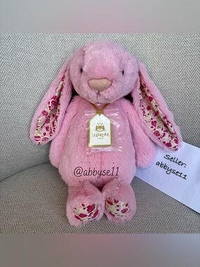 Jellycat Blushkin Blossom Luxe Bunny - Authentic - New With Tags - Fast Ship